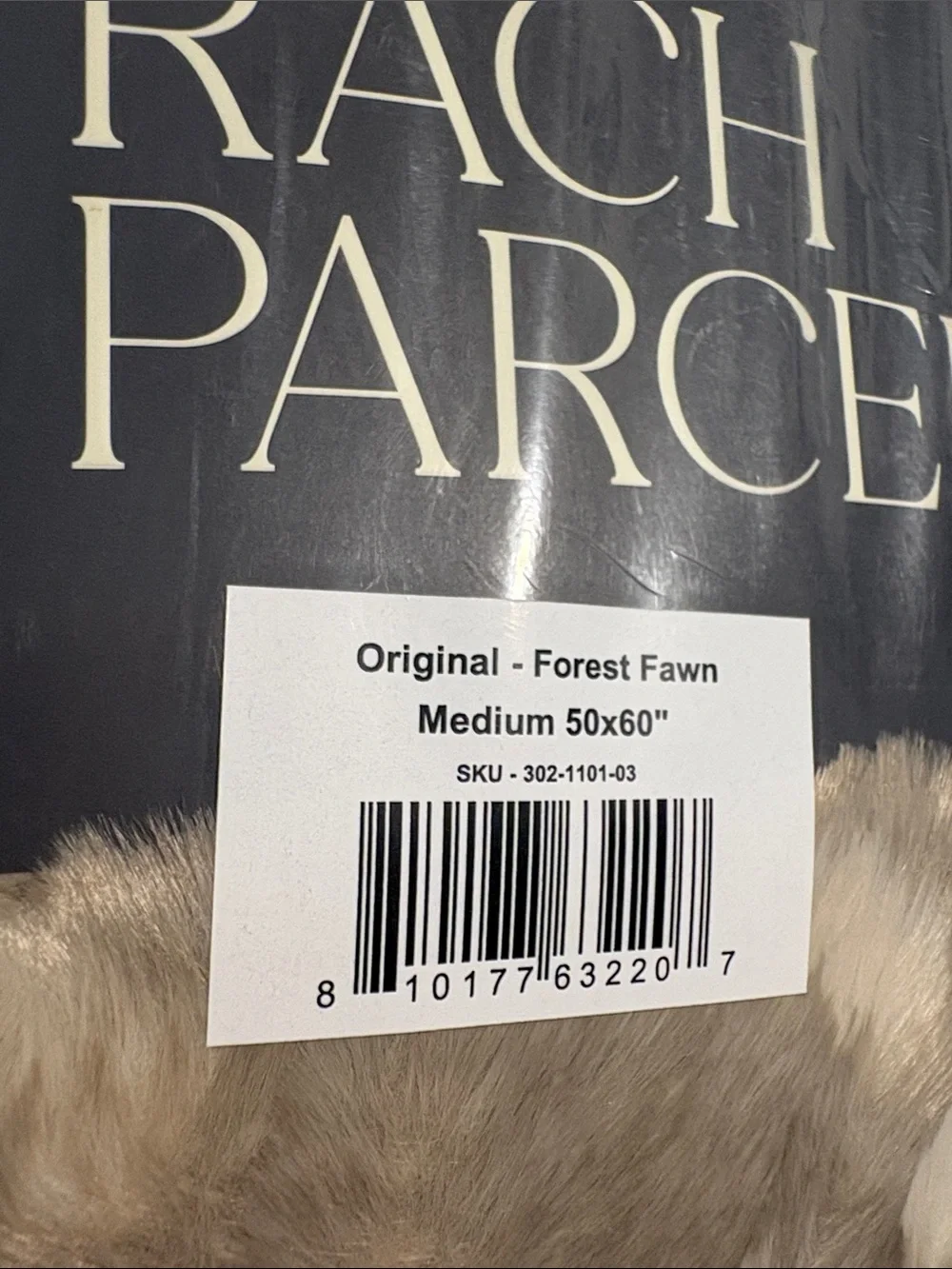 LOLA blanket medium (50x60) in forest fawn-NWT unopened in original packaging